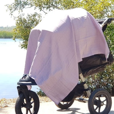 Why you should never ever fully cover your pram like this